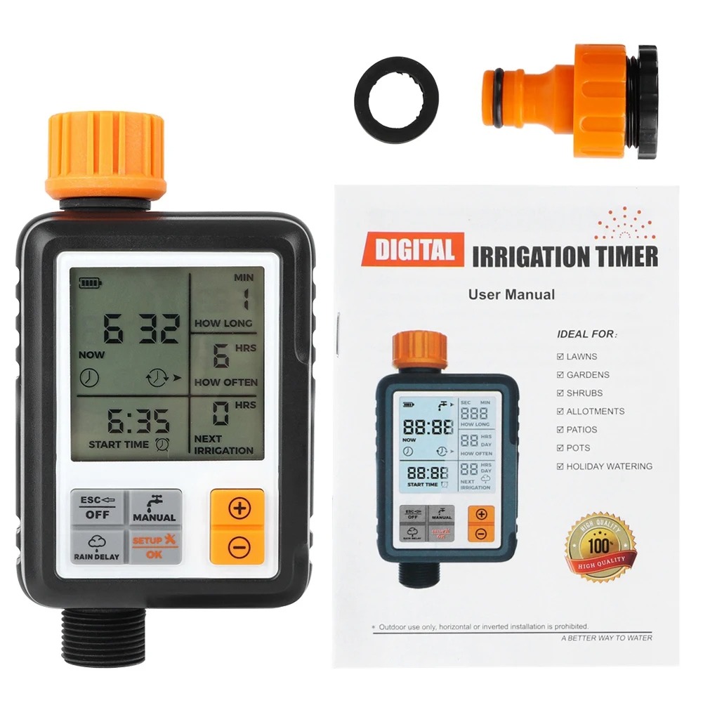 Smart Garden Irrigation System - Electronic Garden Water Timer,Automatic Smart Large