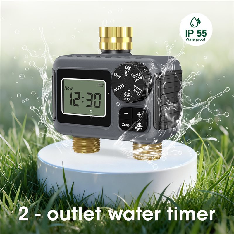 AY14 -Dual Outlets Automatic I - огляд і ціна Smart Garden Irrigation System