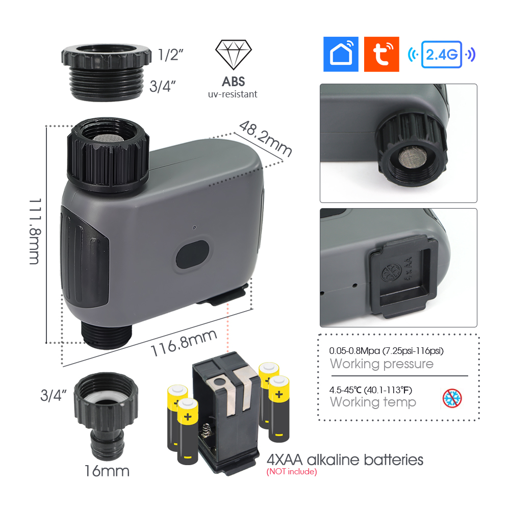 Tuya Smart Wifi Timer Misting  - огляд і ціна Smart Garden Irrigation System