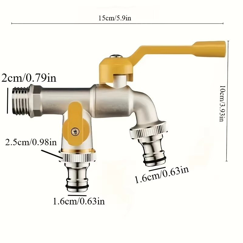 Double outlet garden hose fauc - огляд і ціна Smart Garden Kitchen