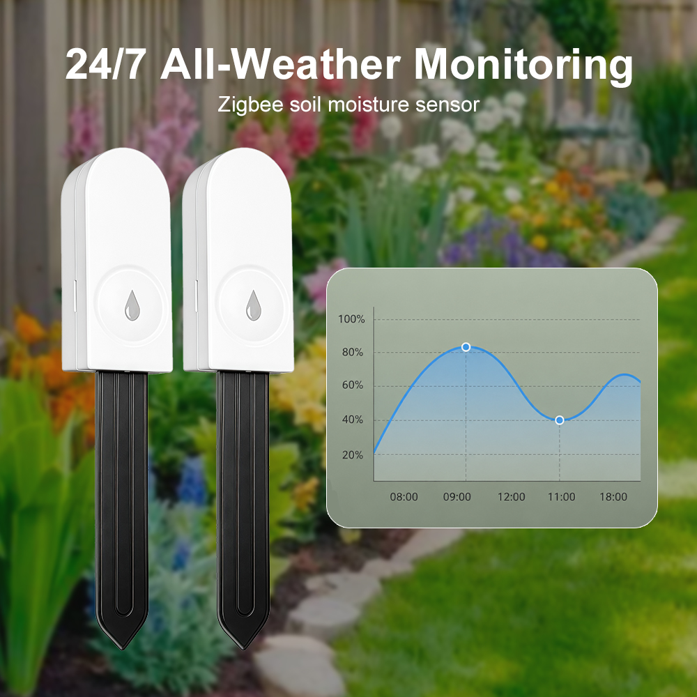 Zigbee 3.0 Soil Moisture Senso - огляд і ціна Smart Garden Irrigation System