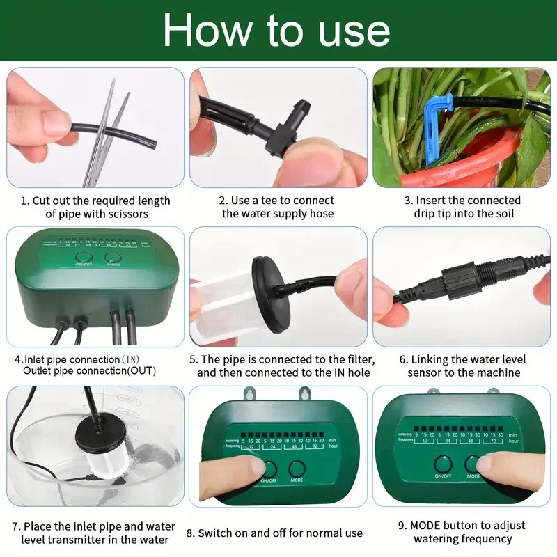 Solar Intelligent Irrigation K - огляд і ціна Smart Garden Irrigation System