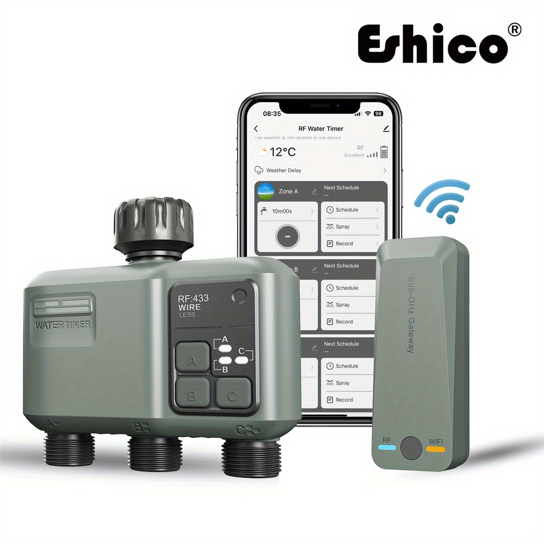 Eshico Smart Sprinkler Timer:  - огляд і ціна Smart Garden Irrigation System