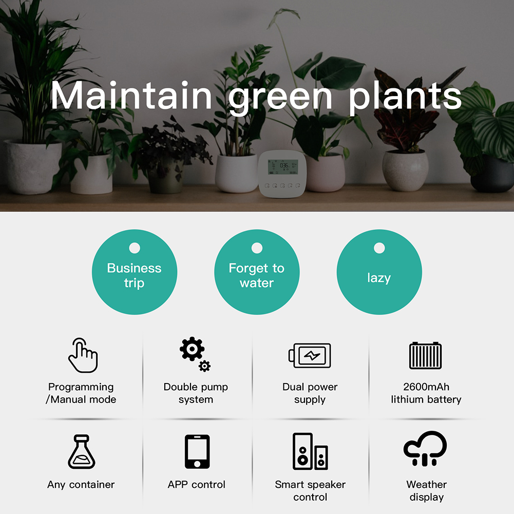 WiFi Tuya Smart Watering Machi - огляд і ціна Smart Garden Irrigation System