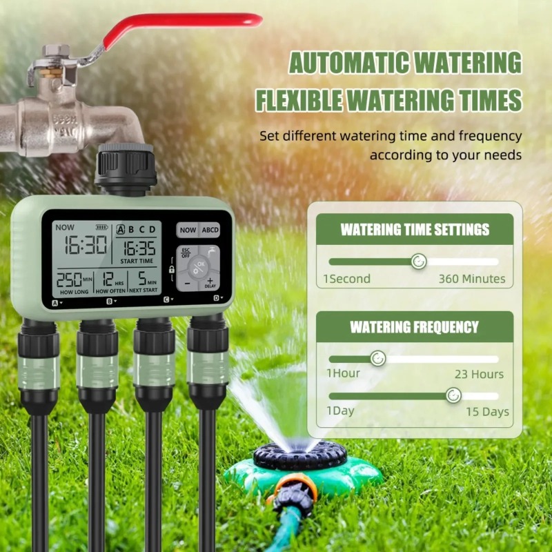 Digital Garden Watering Timer  - огляд і ціна Smart Garden Irrigation System